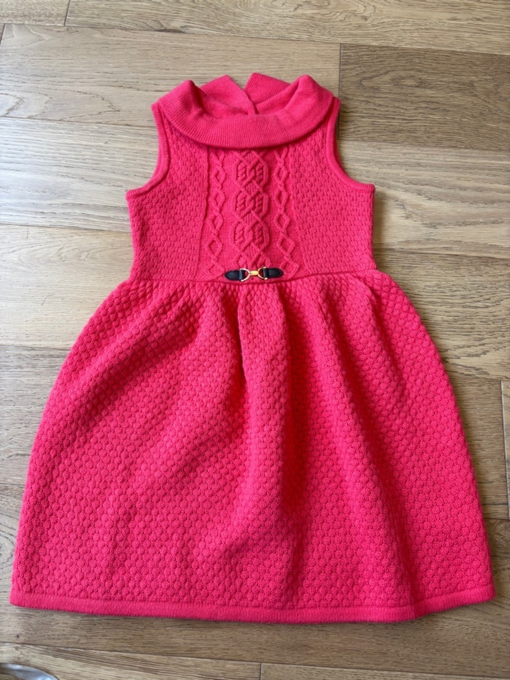 Janie and Jack sleevless collared sweater dress girls 7